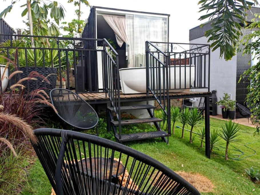 Tiny House Paraiso Minicasas Com Hidromassagem Pouso Alegre Zewnętrze zdjęcie